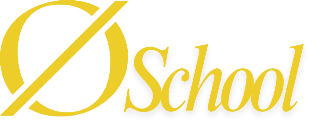 Ø SCHOOL logo amarillo